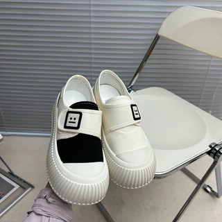 Giày slip on phong cách thể thao, giày sneaker quai dán đen trắng cá tính