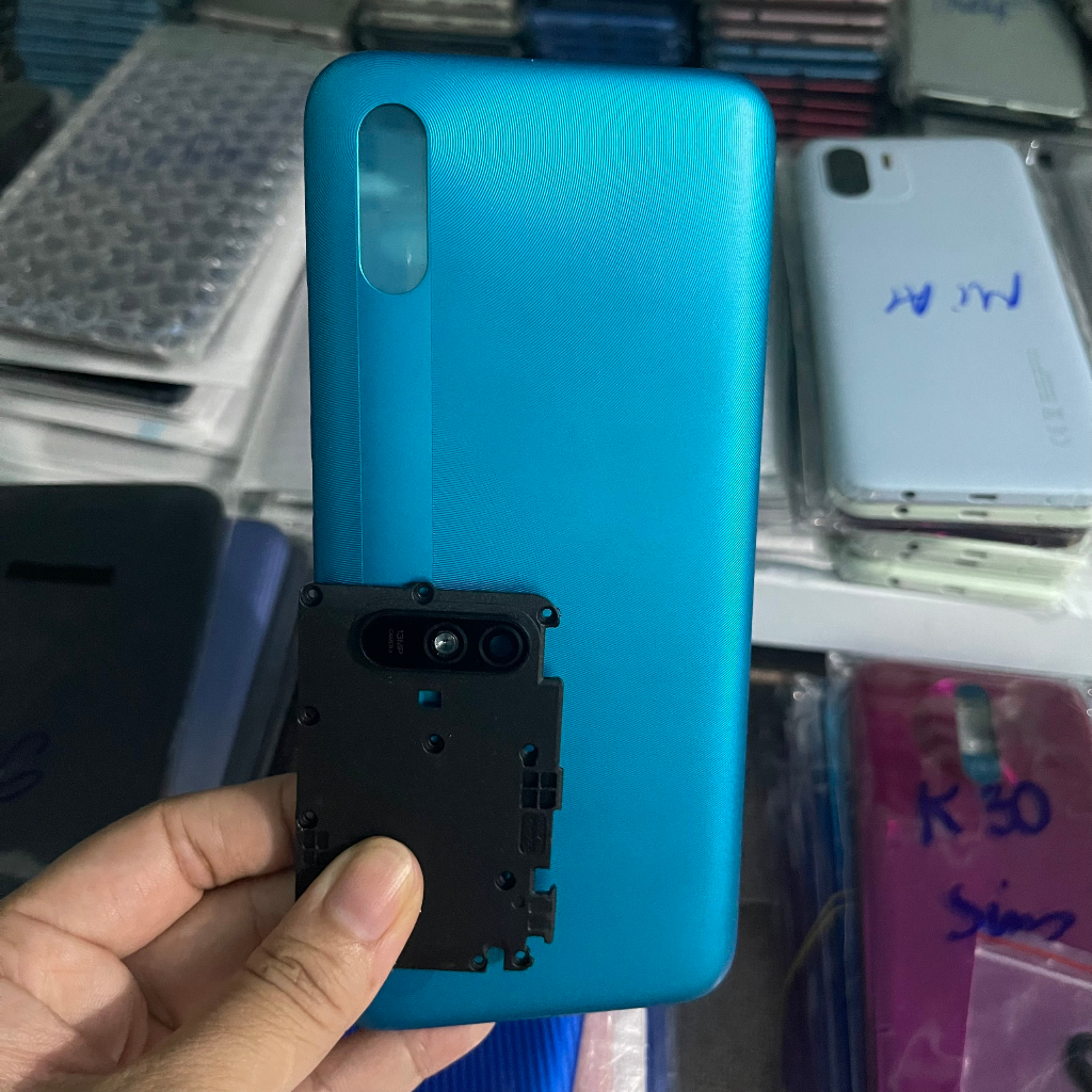 Vỏ lưng xiaomi redmi 9a zin có kính camera