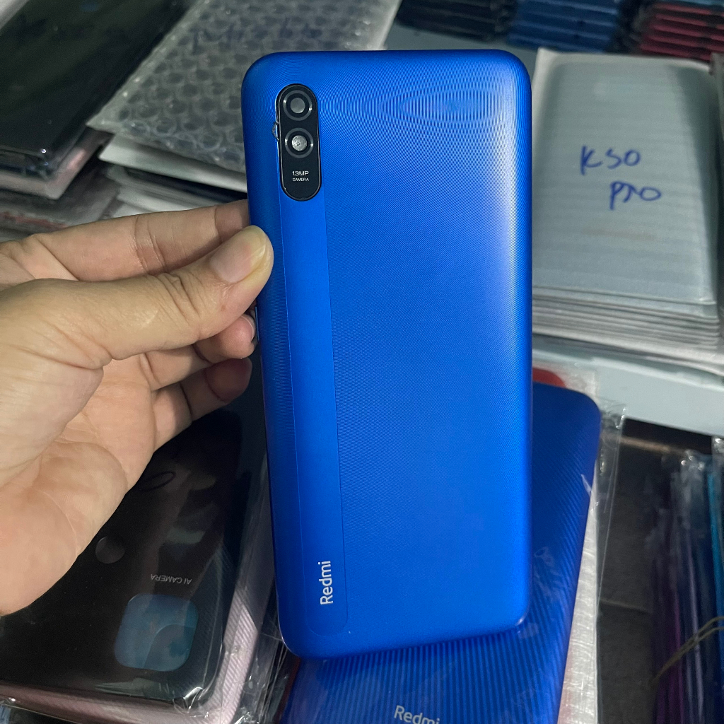 Vỏ lưng xiaomi redmi 9a zin có kính camera