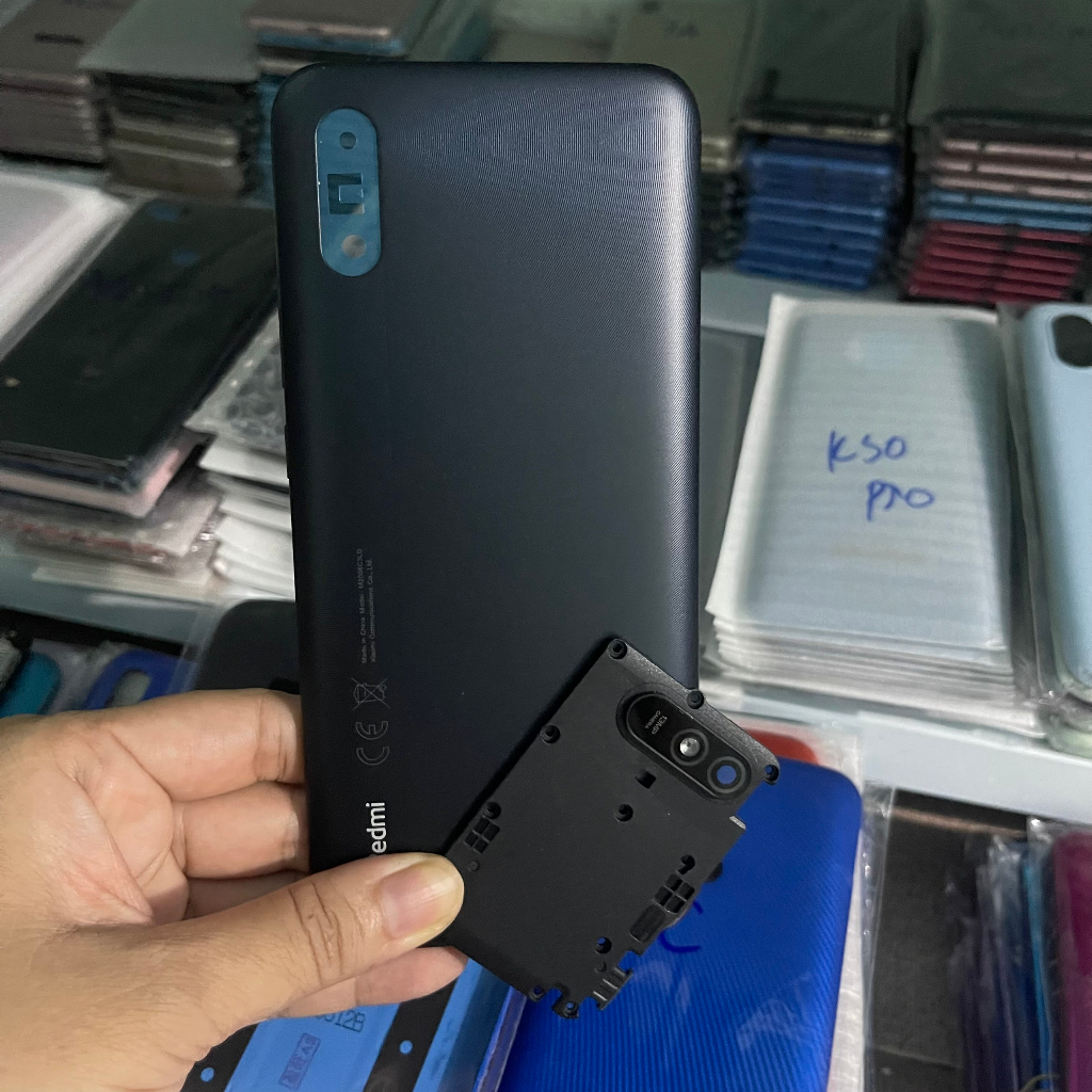 Vỏ lưng xiaomi redmi 9a zin có kính camera