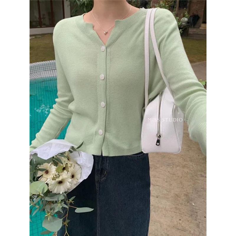 Áo cadigan len 💐