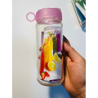 2 Bình nước thủy tinh Ai Cập 350ml (được chọn màu)