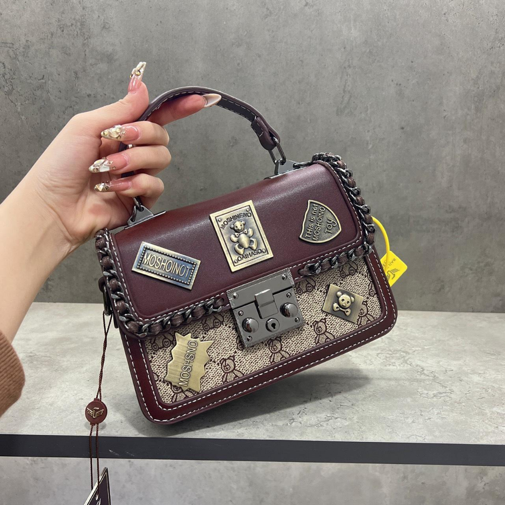 Túi xách nữ cầm tay, đeo chéo Bailinniao V6 size 18