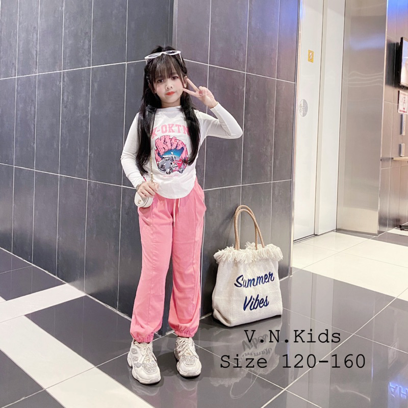 Bộ thể thao PK Thu Đông 2023 cho Bé size đại 18kg - 42kg