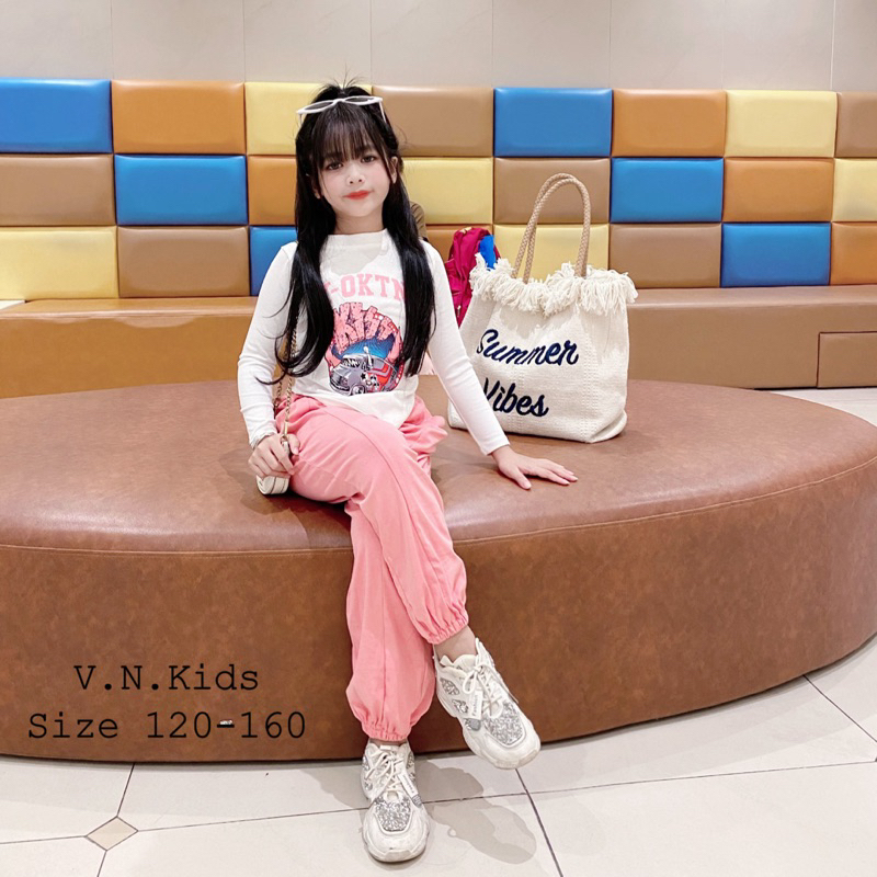 Bộ thể thao PK Thu Đông 2023 cho Bé size đại 18kg - 42kg