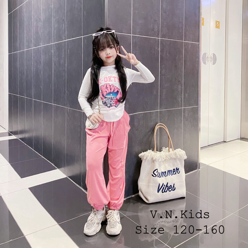 Bộ thể thao PK Thu Đông 2023 cho Bé size đại 18kg - 42kg