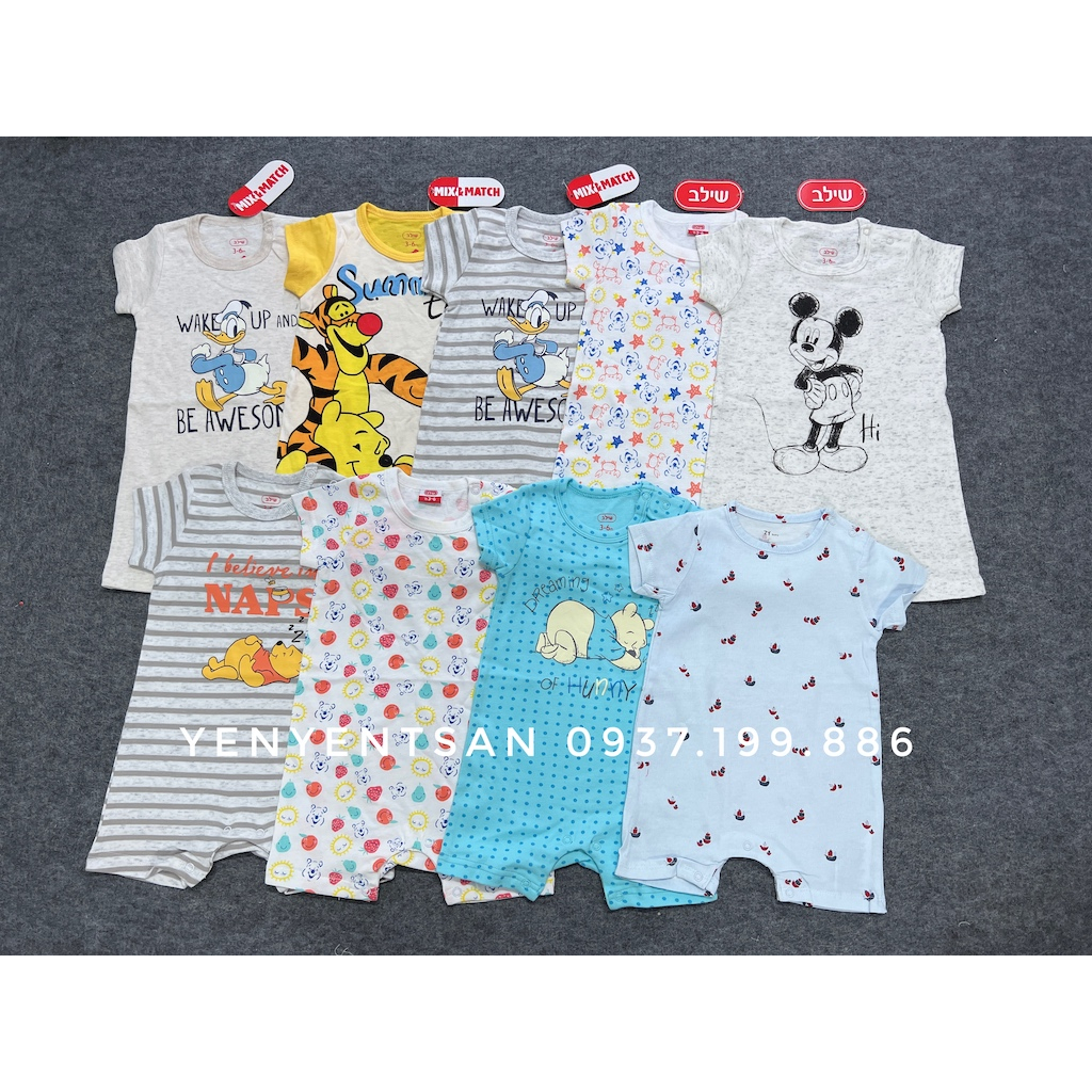Body đùi bé trai xuất xịn, bodysuit cho bé, romper đùi