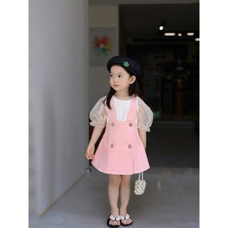 Set áo +váy yếm kaki