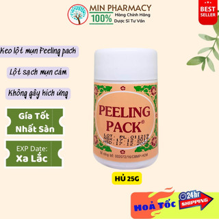 Gel lột mụn mũi, lột mụn cám Peeling Pack hộp 25g - Minpharmacy