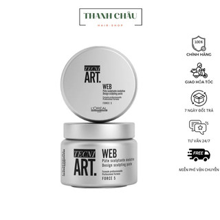 Sáp vỗ L'oreal Tech.ni Art Web Design sculpting paste Force 5 tạo kiểu tóc 150ml