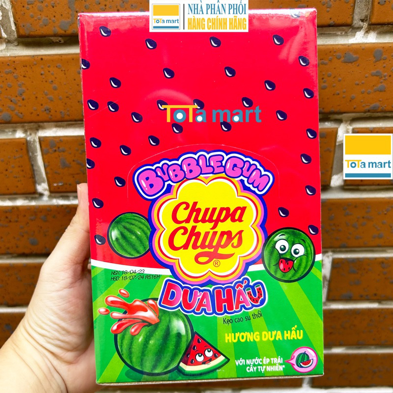 HỘP KẸO CAO SU HƯƠNG DƯA HẤU 74c/h