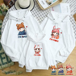 Áo hoodie gia đình 3/4/5 người, áo khoác hoodie gia đình 5 người