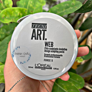 Sáp vỗ L'oreal Tech.ni Art Web Design sculpting paste Force 5 tạo kiểu tóc 150ml (SPAIN)