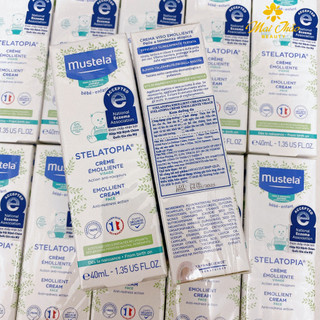 Kem Dưỡng Mặt Cho Da Chàm Thể Tạng Mustela Stelatopia Emollient Face Cream 40ml