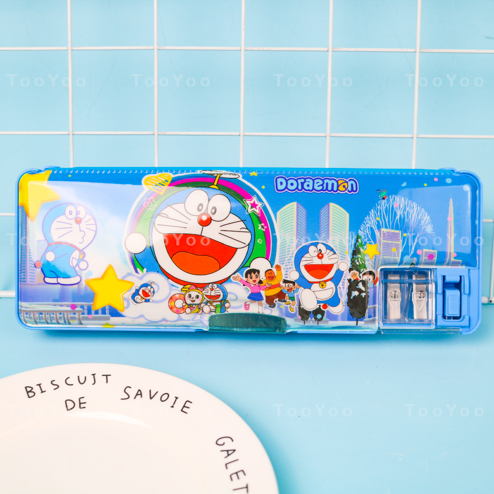 Hộp bút nhựa Doraemon dễ thương cute TooYoo BK00256