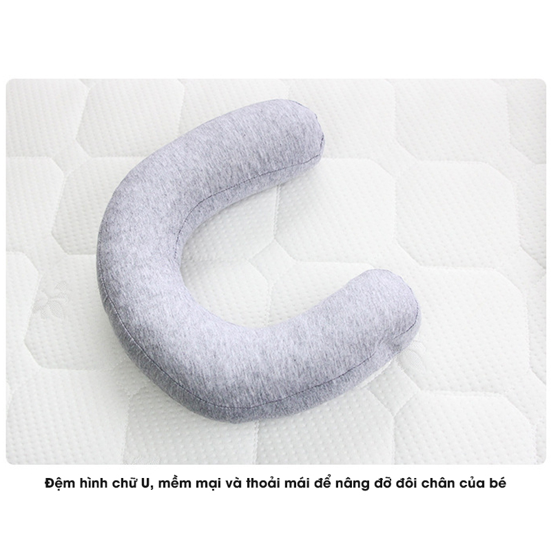 Gối Chống Trào Ngược Cho Trẻ Sơ Sinh Mumkid Chất Liệu Cotton, Polyester An Toàn Cho Bé, Đệm Ngủ Đúng Tư Thế Cho Bé