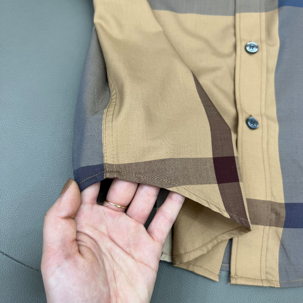 Sơ mi kẻ nam Burbery bản Like Au 1:1 cao cấp nhất