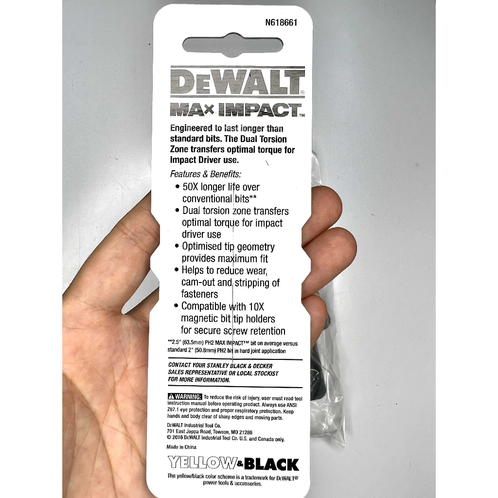 Mũi vít Dewalt 63cm