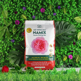 20dm3 Đất trồng hoa namix, giá thể trộn trồng hoa cao cấp, Hoa hồng, hoa ly, hoa đồng tiền, hoa cẩm chướng