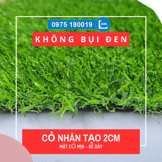 THẢM CỎ NHÂN TẠO SÂN VƯỜN 2CM CAO CẤP - GIỐNG CỎ THẬT