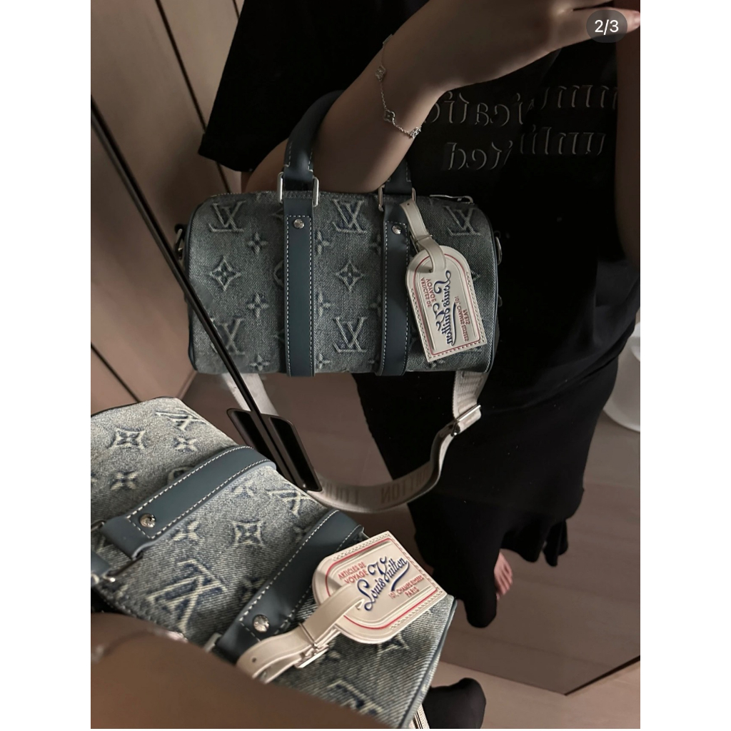 TÚI LV KEEPALL DENIM SZ21