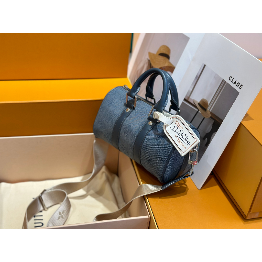 TÚI LV KEEPALL DENIM SZ21