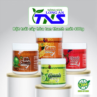 Bột cam, chanh, trà chanh hòa tan chavi long an - hũ 400g