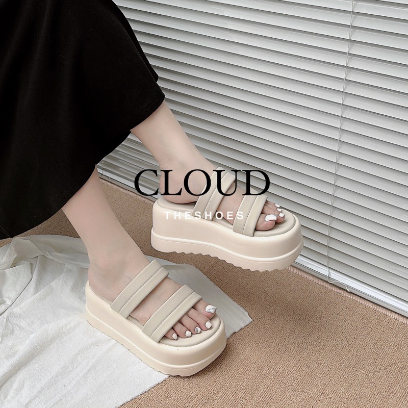 Dép đế bằng 6cm hai quai