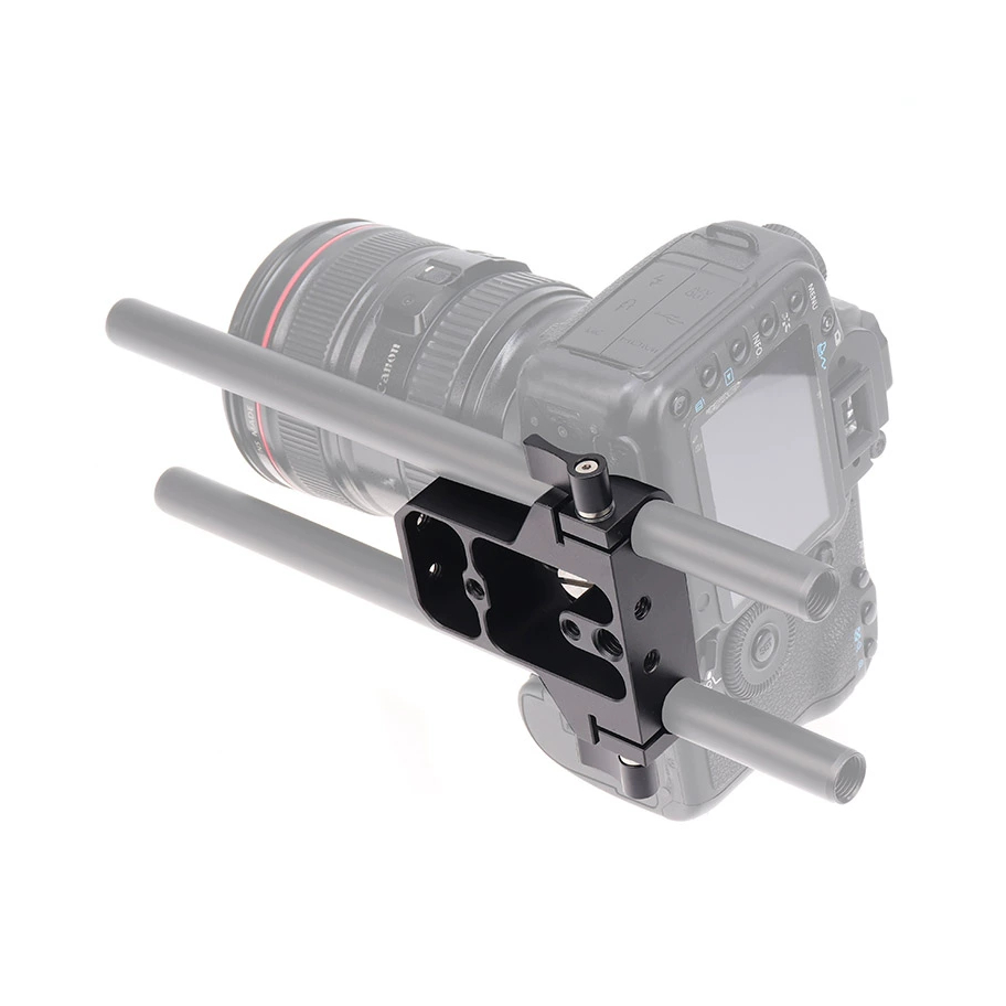 Đế Đũa gắn máy ảnh Baseplate hệ thống hỗ trợ thanh trượt hãng JLWin tiêu chuẩn 15mm cho quay phim