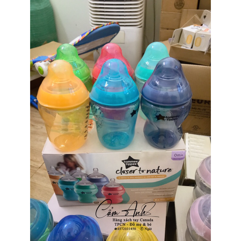 Bình Sữa Ty Siêu Mềm Tự Nhiên Tommee Tippee Closer To Nature 260ml Cho Bé Từ Sơ Sinh