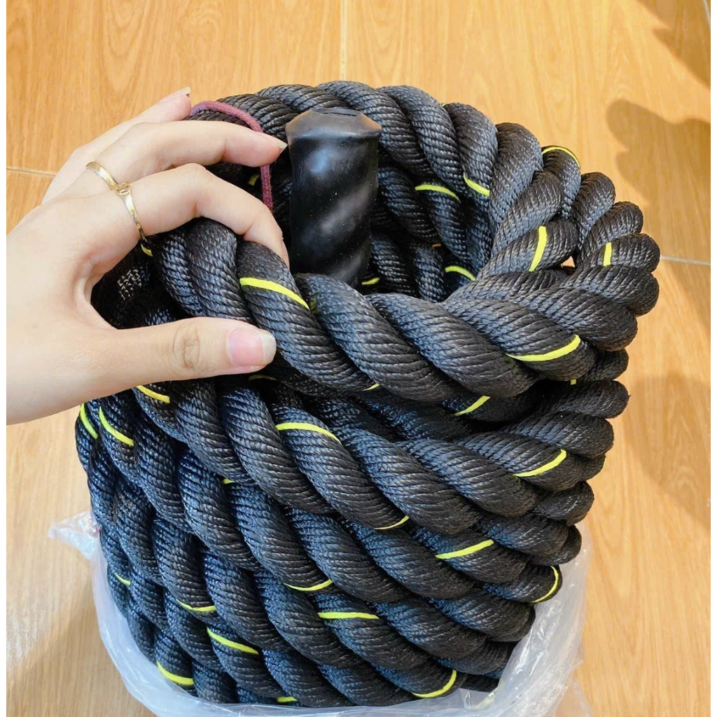 Dây thừng tập gym cao cấp - Dây thừng tập thể lực 38mm dài 9m và 12m