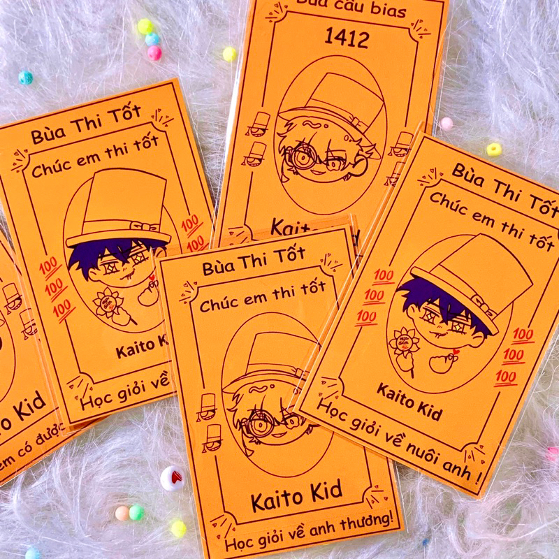 Card Thi Tốt Kaito Kid | Card Detective Conan Kaito Kid | Card Thám Tử Lừng Danh Conan bóc pack nhân phẩm