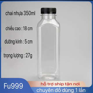 Chai nhựa dùng 1 lần 350ml, lọ đựng nước dùng 1 lần 350ml