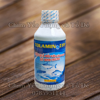 Tolamin – eff khử trùng – sát khuẩn loại bỏ ký sinh trùng trong nước ao nuôi..