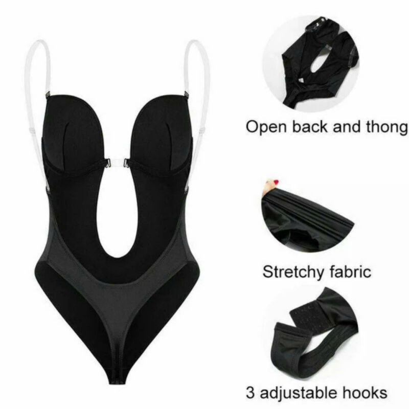 BODYSUITS KHOÉT NGỰC HỞ LƯNG CÚP NGỰC