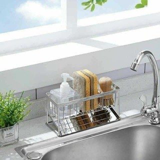 Kệ inox để mớ rửa bát có khay hứng nước KI01