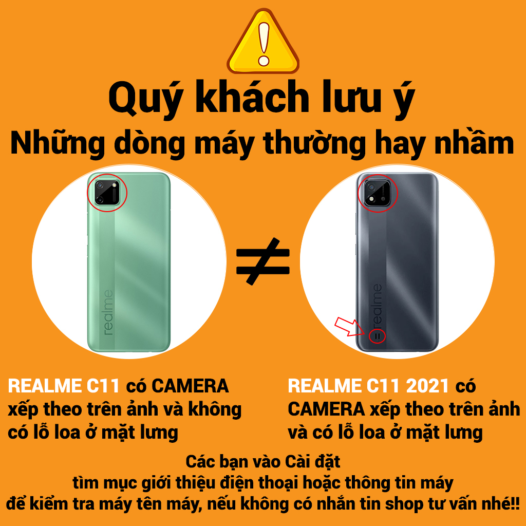 Ốp lưng Realme C11,Realme C20, Realme C21y, Realme C15, Realme C12 cạnh vuông, viền vuông, dẻo mềm mịn