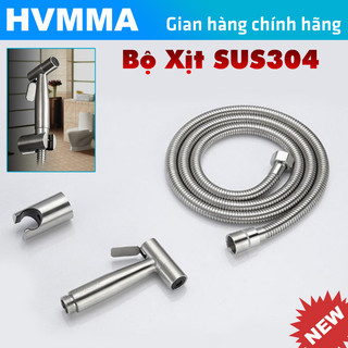 Bộ xịt nhà vệ sinh phòng tắm sus304 - loại cao cấp chống rỉ sét hvmma