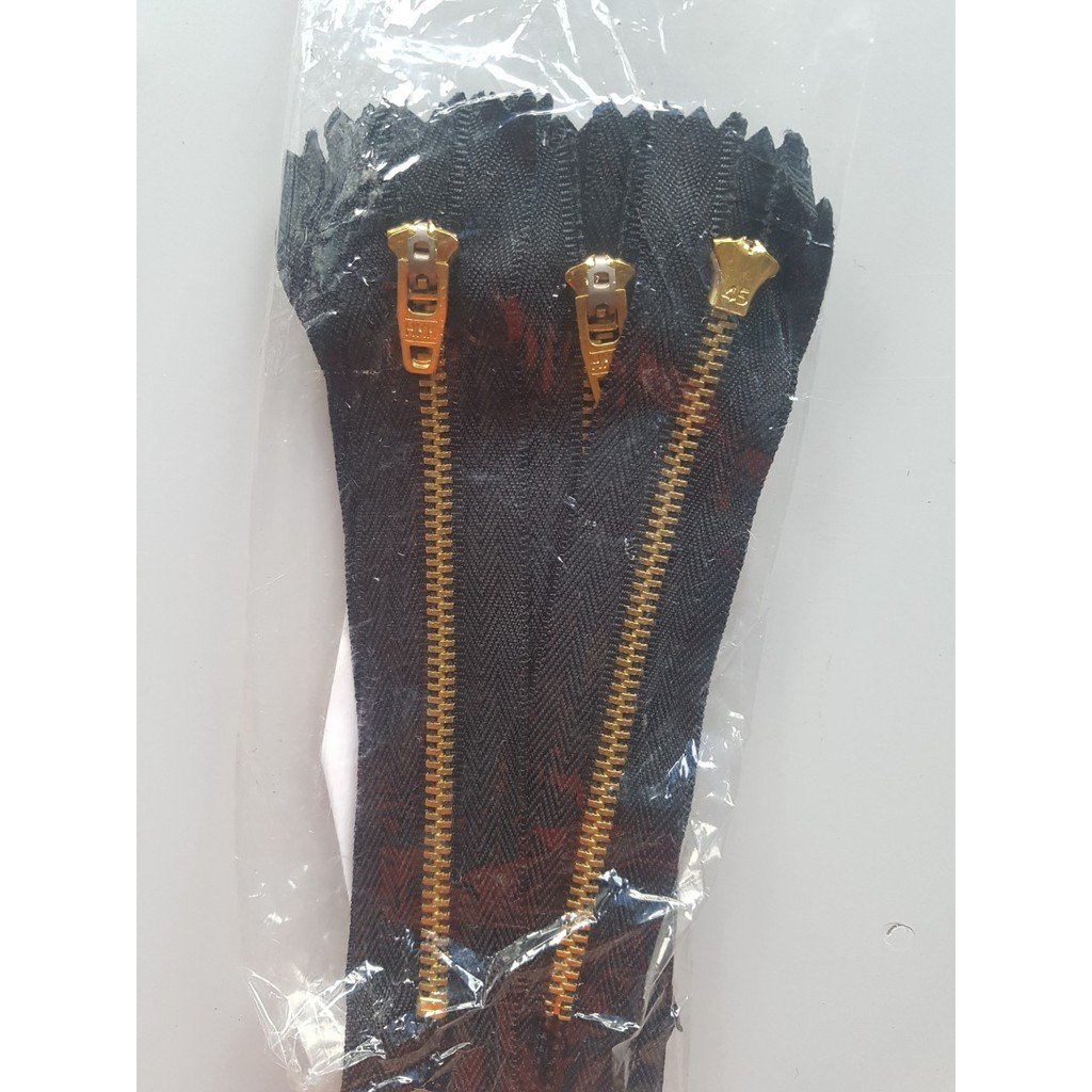 Dây kéo quần jean YKK loại 12cm, 14cm và 15cm giá 1 sợi