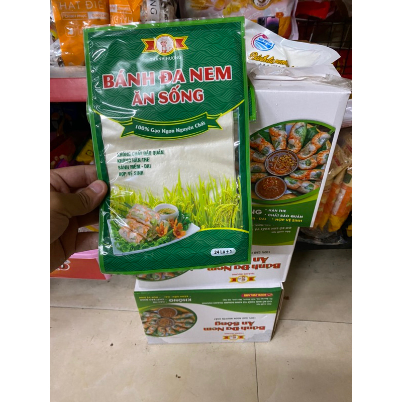 Bánh Đa Nem Ăn Sống Thanh Hương 24 lá/ Bánh Đa Nem Cuốn/ Bánh Tráng Cuộn