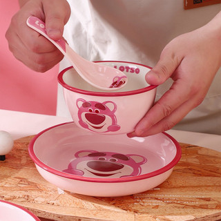 Muỗng thìa sứ gấu dâu