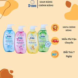 Sữa tắm toàn thân dnee cho em bé 380ml, sữa tắm gội cho bé Dnee 380ml