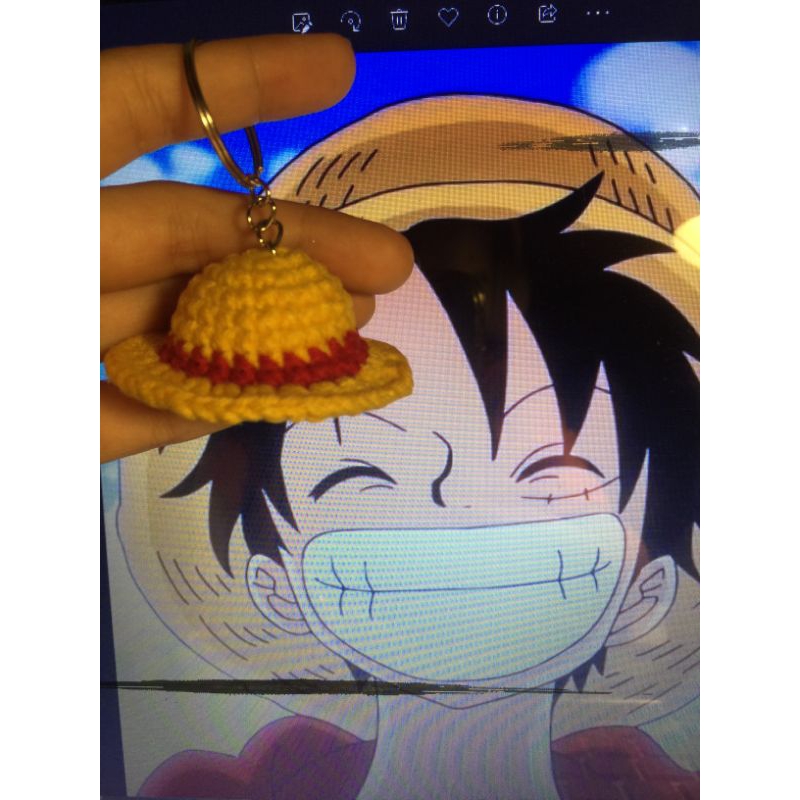 Móc khoá mũ rơm Luffy One Piece