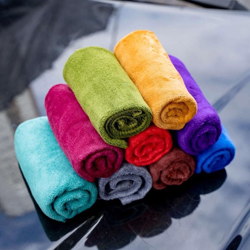 Khăn gội Spa, Salon quấn tóc, làm nail, làm mặt LOẠI DÀY mềm mại, thấm nước tốt