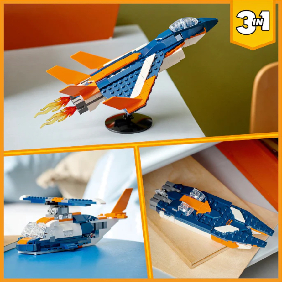 Lego 31126 - Máy bay phản lực siêu thanh  - Lego Creator 3in1 Chính hãng