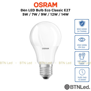 Bóng đèn osram led bulb eco classic a e27 - - tiết kiệm điện, ánh sáng êm dịu