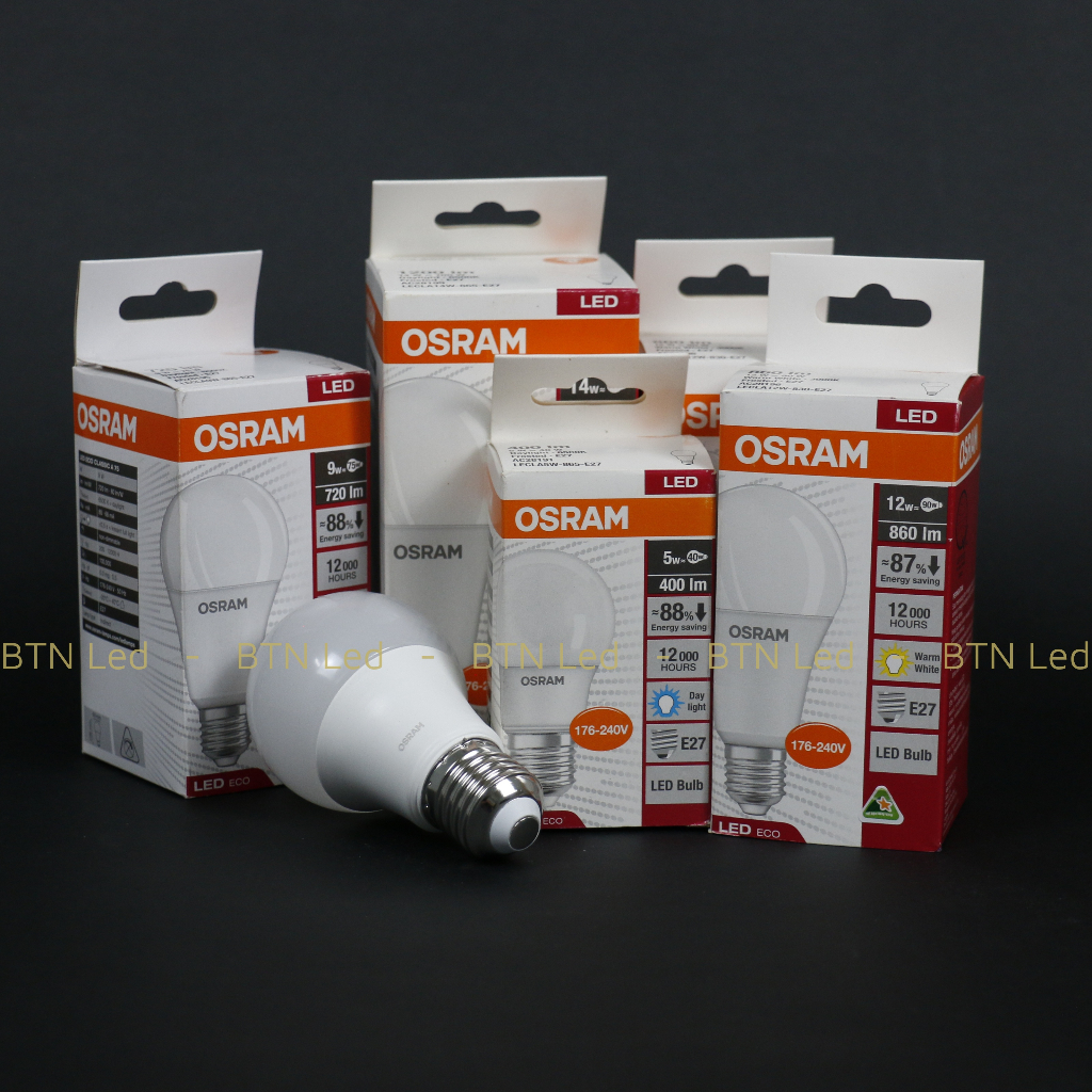 Bóng đèn OSRAM LED Bulb ECO CLASSIC A E27 -  - Tiết kiệm điện, ánh sáng êm dịu