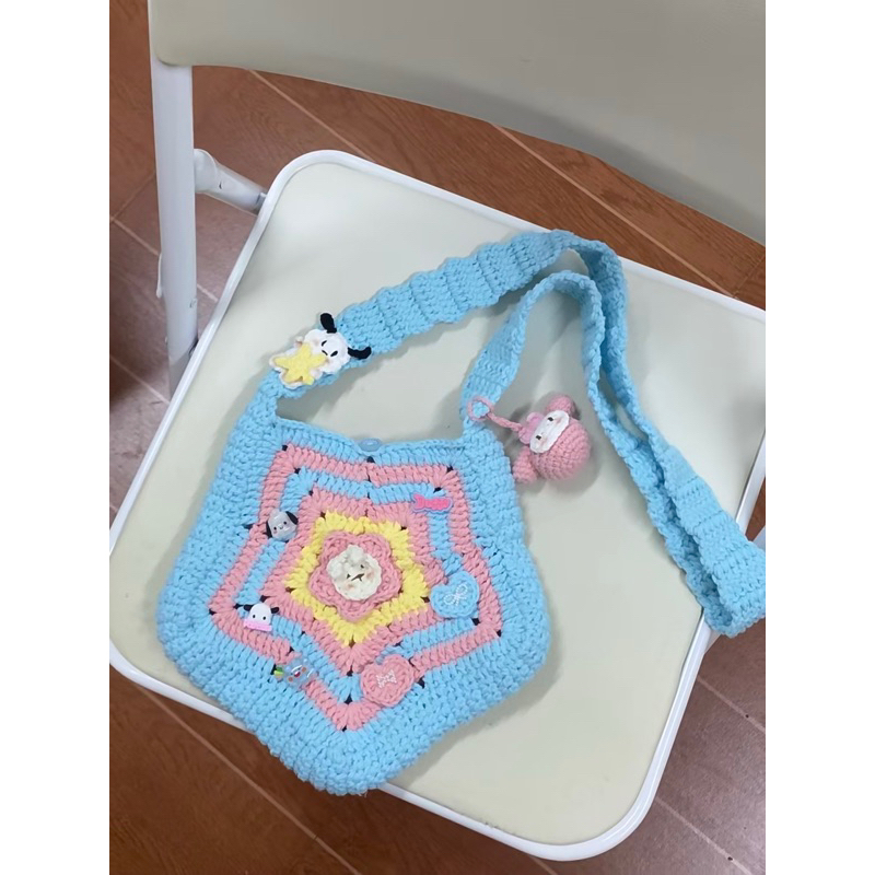 Star Bag | Túi xách hình ngôi sao phối màu phong cách y2k