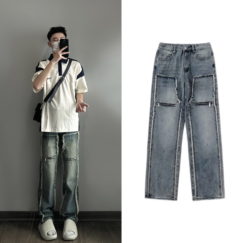Quần Jean DENIM INVERSE Nam Hot trend 708