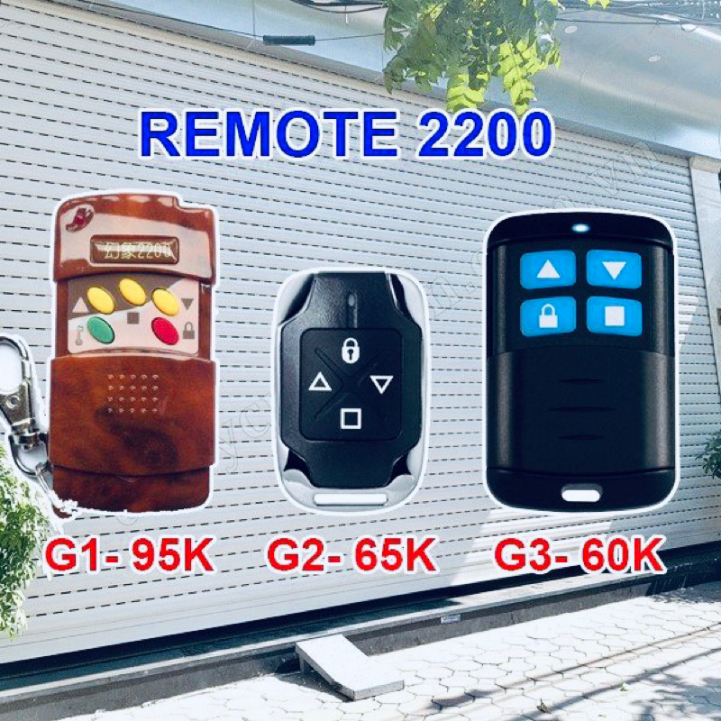 Remote cửa cuốn 2200 giá tốt đã kèm pin